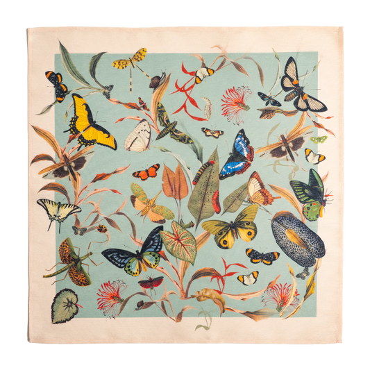 Butterfly Aqua Napkins by Muzaluci