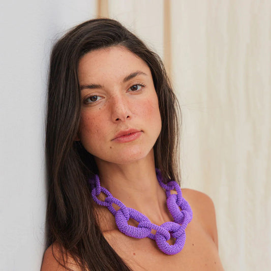 Beaded Necklace (short) by JETLAGMODE