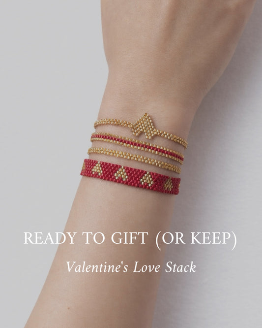 The Love Stack Bracelets fro Valentine's