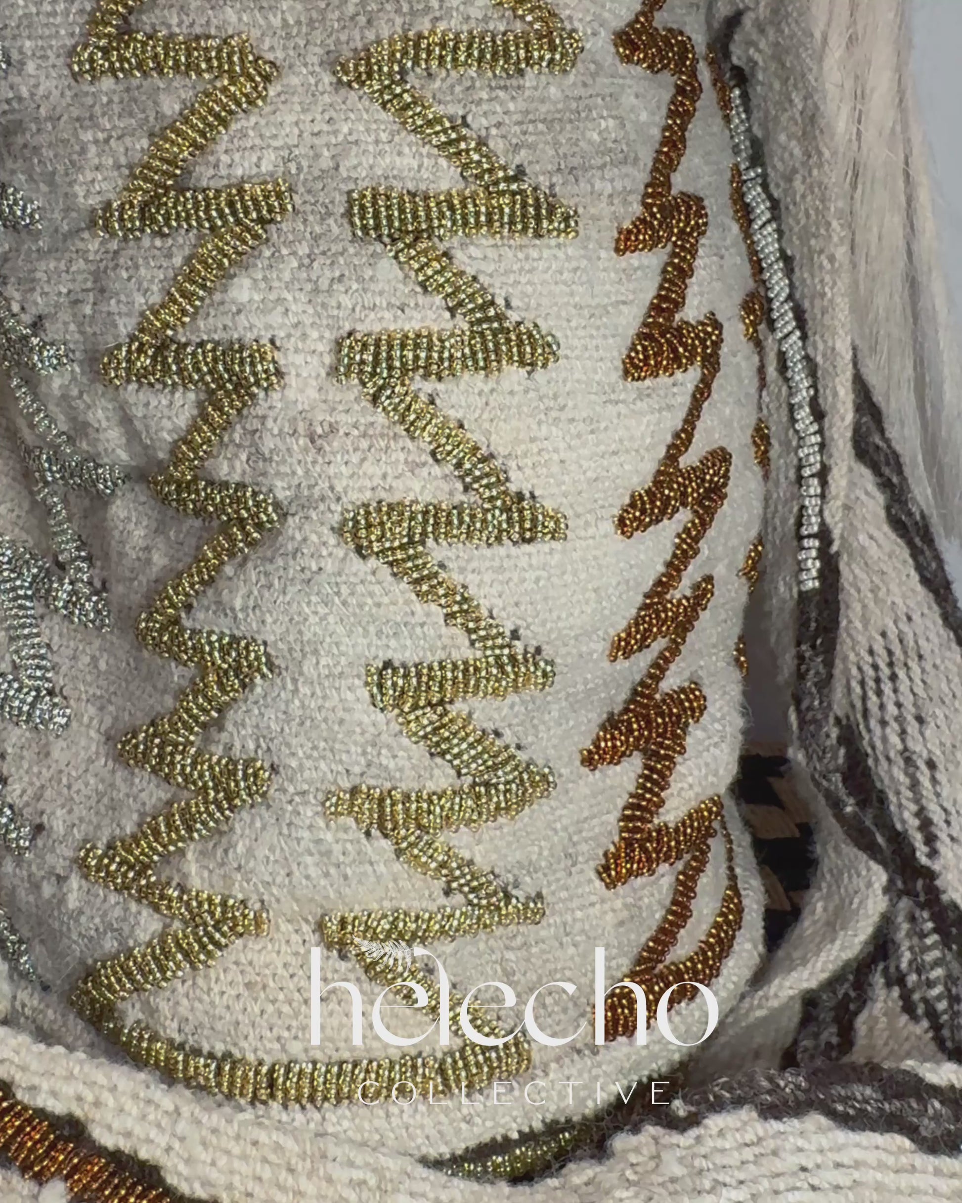 Mochila Arhuaca Beaded Tutu Iku XL