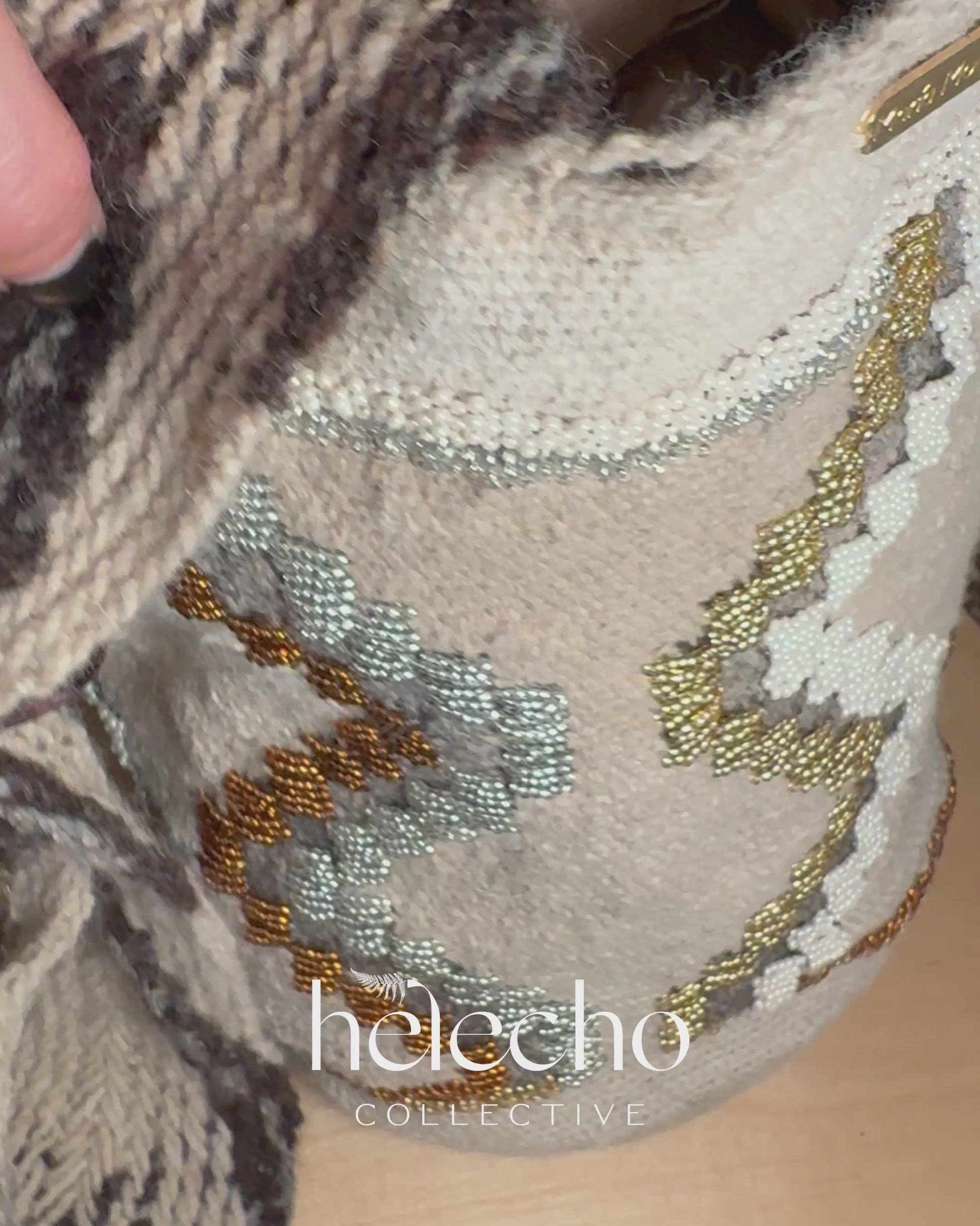 Mochila Arhuaca Beaded Tutu Iku Large