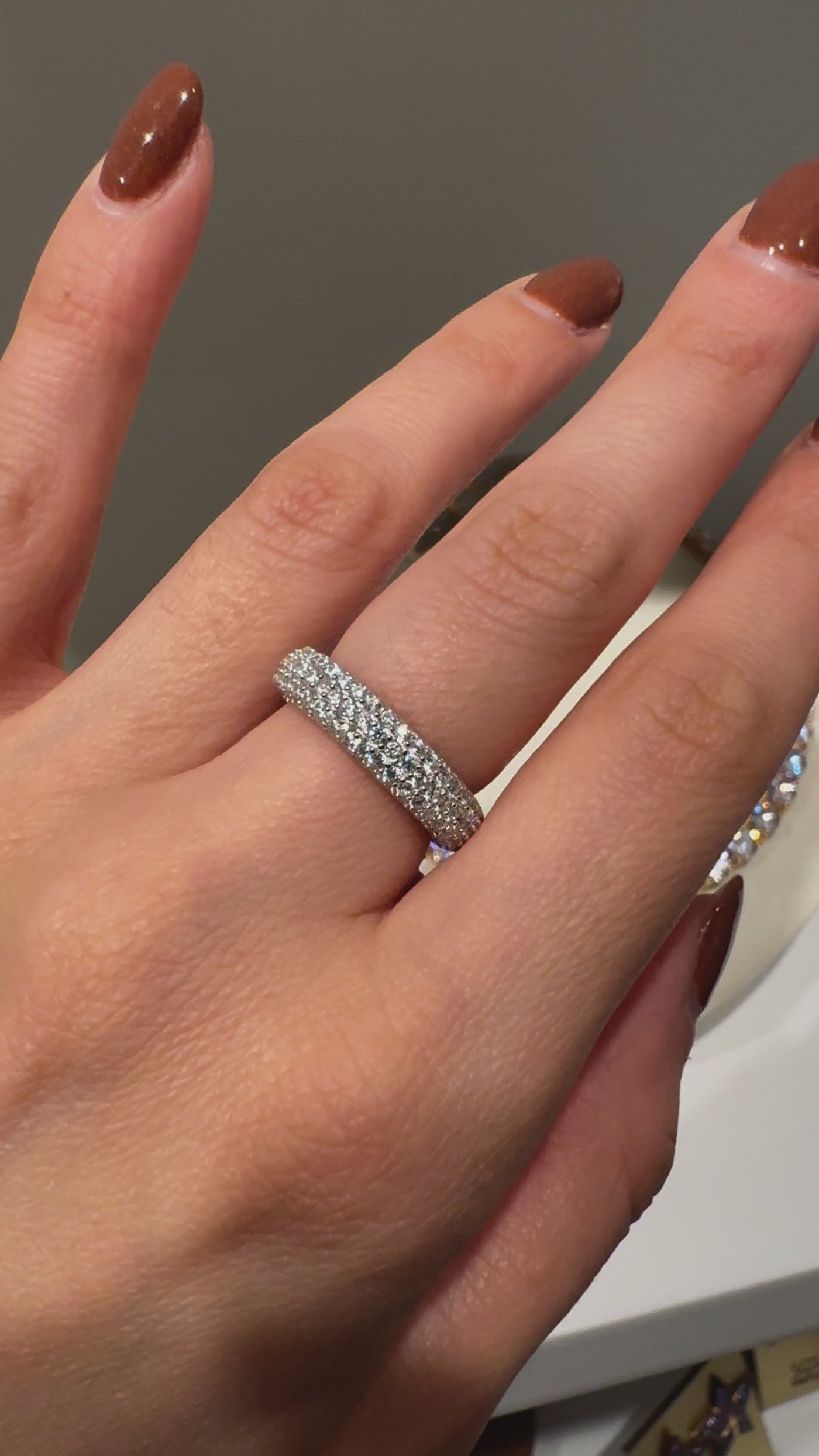 White Microcrystal Band by Senda
