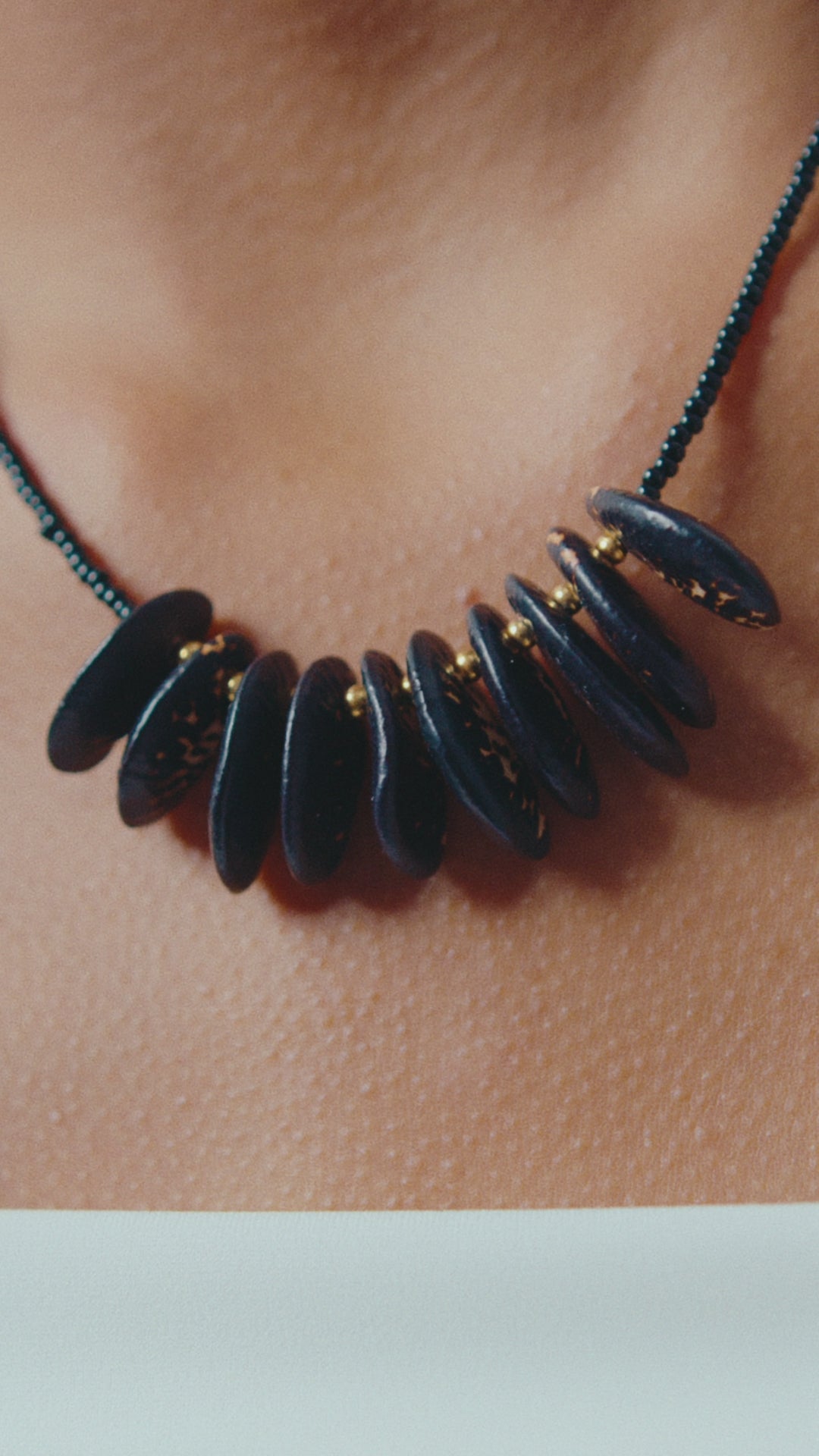 Arado Bean Necklace by Celestino