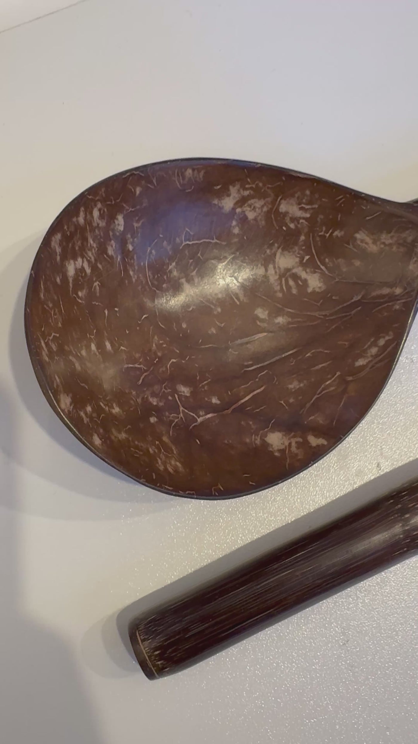 Coconut Shell Salad Server Set
