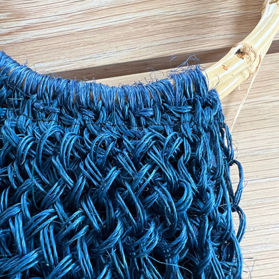 Bamboo Handle Small Bag