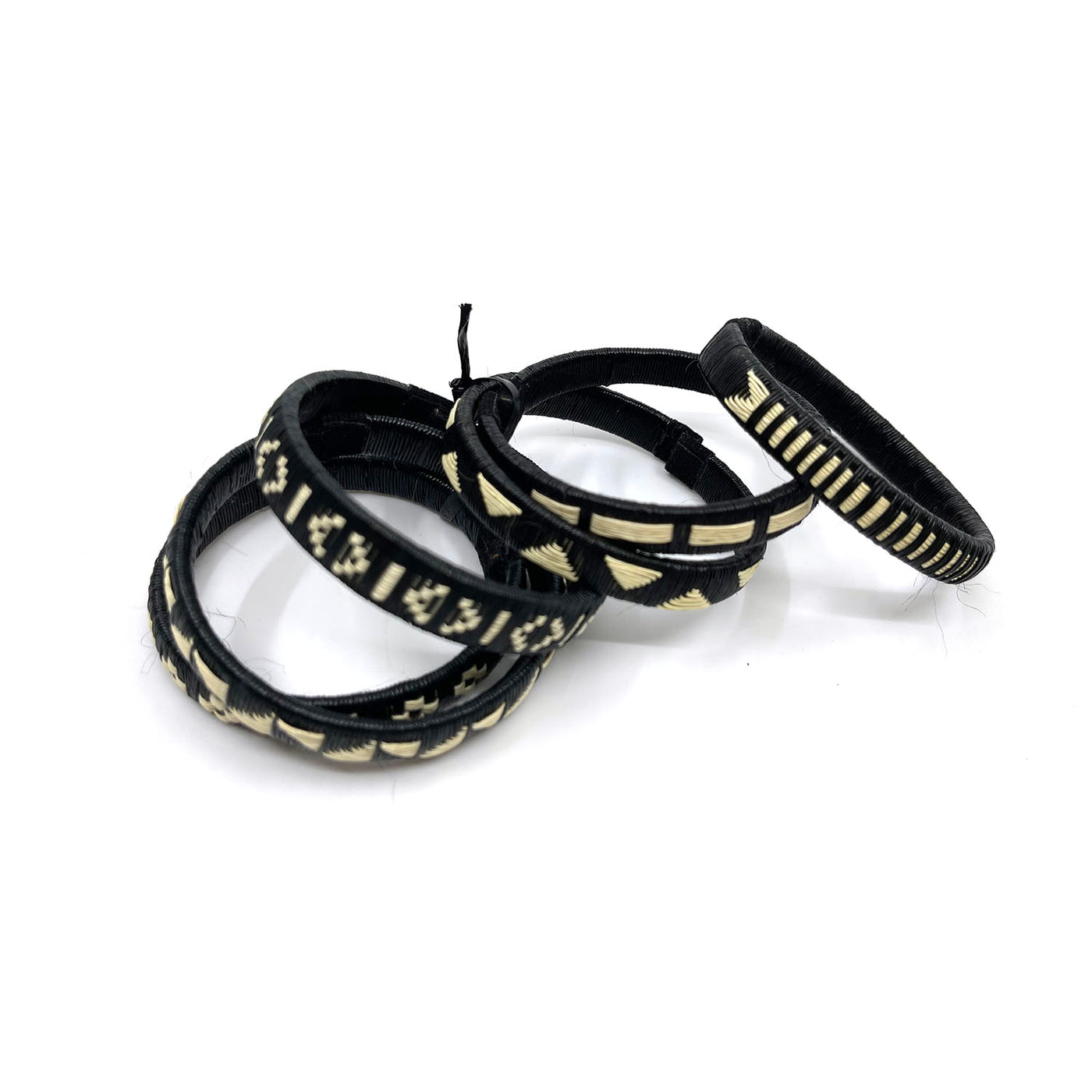 Caña Flecha Small Woven Napkin Rings (Set of 6)