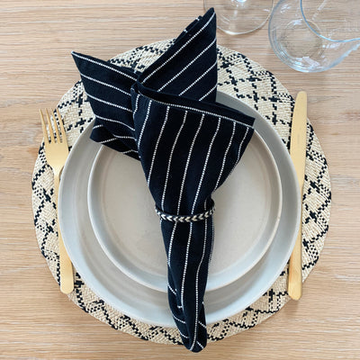 Caña Flecha Small Woven Napkin Rings (Set of 6)