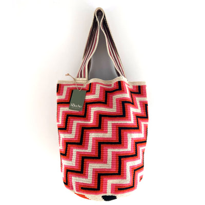 Extra Large Hand-Woven Wayuu Beach Bag