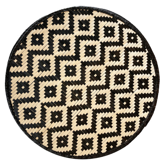 Paja Tetera Round Woven Placemats - Chakana (Set of 6)