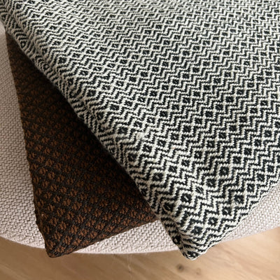Cucunuba Wool Throw Black