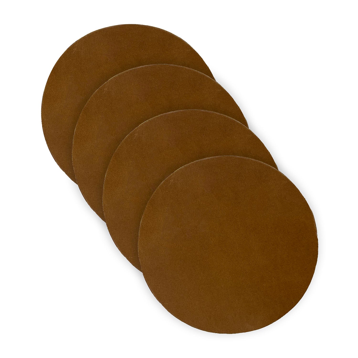 Leather Coasters - Round (Set of 4)