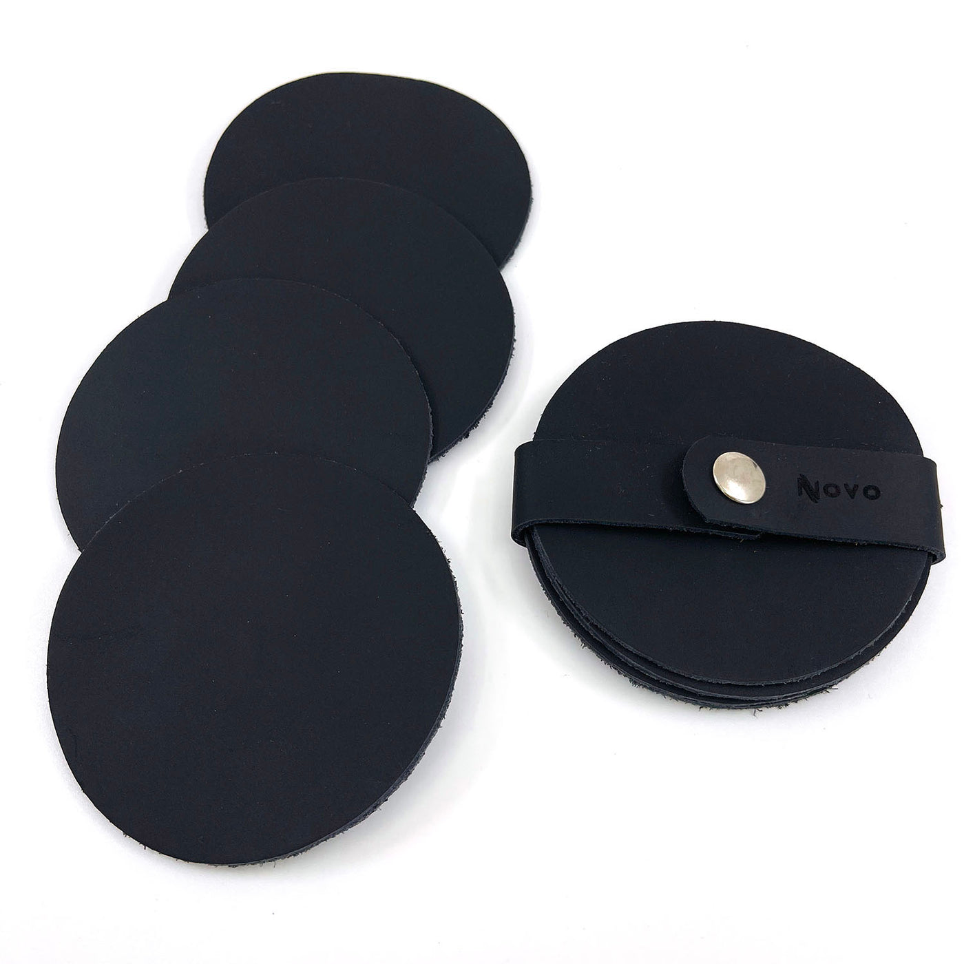 Leather Coasters - Round (Set of 4)