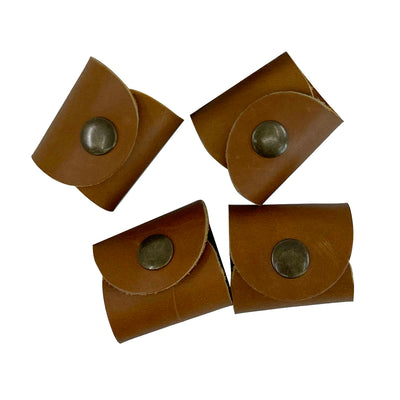 Leather Napkin Rings - Snap (Set of 4)