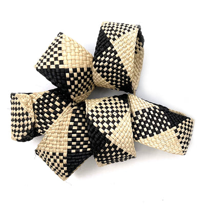 Sandona Large Iraca Napkin Rings (Set of 6)
