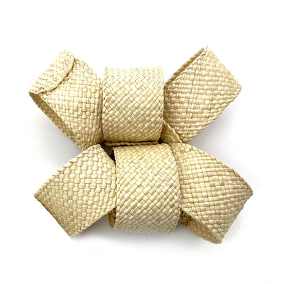 Sandona Large Iraca Napkin Rings (Set of 6)