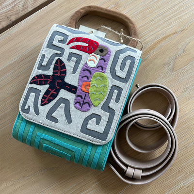 Tropical Bird Purse by Mola Sasa