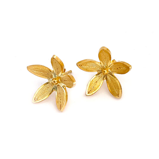 Filigree Anis Flower studs