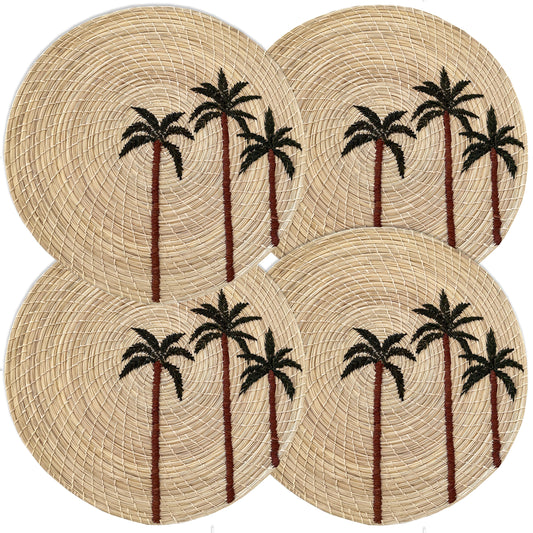 Sandona Palm Tree Placemats - Set of 4